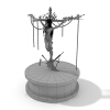 绞刑架上的女人-角色人体-角色-VR/AR模型-3D城
