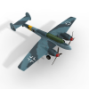 BF110G2 重型战斗截击机-飞机-军事飞机-VR/AR模型-3D城