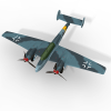 BF110G2 重型战斗截击机-飞机-军事飞机-VR/AR模型-3D城