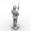 骑士-文体生活-艺术品-VR/AR模型-3D城