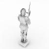 骑士-文体生活-艺术品-VR/AR模型-3D城