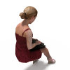 女人-角色人体-女人-VR/AR模型-3D城