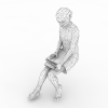 女人-角色人体-女人-VR/AR模型-3D城