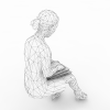 女人-角色人体-女人-VR/AR模型-3D城
