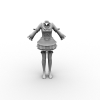 花边裙-文体生活-服装饰品-VR/AR模型-3D城