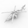 Tiger Helicopter战斗直升机-飞机-直升机-VR/AR模型-3D城