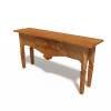 木桌-家居-桌椅-VR/AR模型-3D城