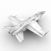 飞机-飞机-军事飞机-VR/AR模型-3D城