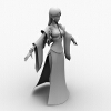 古典少女-角色人体-角色-VR/AR模型-3D城