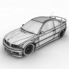 宝马轿车-汽车-家用汽车-VR/AR模型-3D城