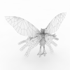 宠物蝴蝶-角色人体-角色-VR/AR模型-3D城