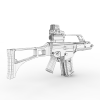 G36C卡宾枪-军事-枪炮-VR/AR模型-3D城