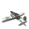 P51D Mustang-飞机-军事飞机-VR/AR模型-3D城