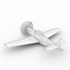 P51D Mustang-飞机-军事飞机-VR/AR模型-3D城