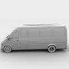 大型面包车-汽车-其它-VR/AR模型-3D城