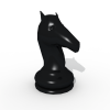 国际象棋黑暗骑士-建筑-基础设施-VR/AR模型-3D城