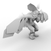 最终幻想 怪兽-角色人体-角色-VR/AR模型-3D城