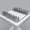 国际象棋-建筑-基础设施-VR/AR模型-3D城