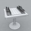 国际象棋-建筑-基础设施-VR/AR模型-3D城
