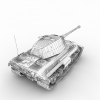 Panzerkampfwagen VI Ausf E Tiger II-汽车-军事汽车-VR/AR模型-3D城