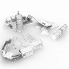 中国古建宝塔山庄-建筑-古建筑-VR/AR模型-3D城
