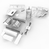 中国古建宝塔山庄-建筑-古建筑-VR/AR模型-3D城