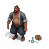 赤壁醉汉-角色人体-角色-VR/AR模型-3D城