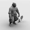 赤壁醉汉-角色人体-角色-VR/AR模型-3D城