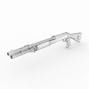 [枪械gun] 生化危机5武器（M3）-角色人体-角色-VR/AR模型-3D城