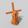 荷兰风车-科学技术-3D打印模型-3D城