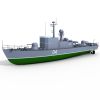 16148 军舰-船舶-军事船舶-VR/AR模型-3D城