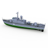 16148 军舰-船舶-军事船舶-VR/AR模型-3D城