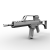 HK G36K突击步枪-军事-枪炮-VR/AR模型-3D城