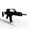 HK G36K突击步枪-军事-枪炮-VR/AR模型-3D城