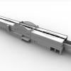轻轨站-建筑-基础设施-VR/AR模型-3D城