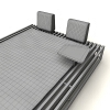 双人床-家居-床-VR/AR模型-3D城