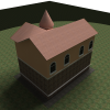 欧洲别墅-建筑-住宅-VR/AR模型-3D城