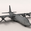 飞机-飞机-客机-VR/AR模型-3D城