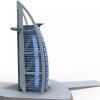帆船酒店-建筑-办公-VR/AR模型-3D城