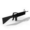 M16突击步枪-VR/AR模型-3D城