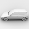 轿车-汽车-家用汽车-VR/AR模型-3D城