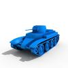 BT-7快速坦克-袖珍&收藏-3D打印模型-3D城